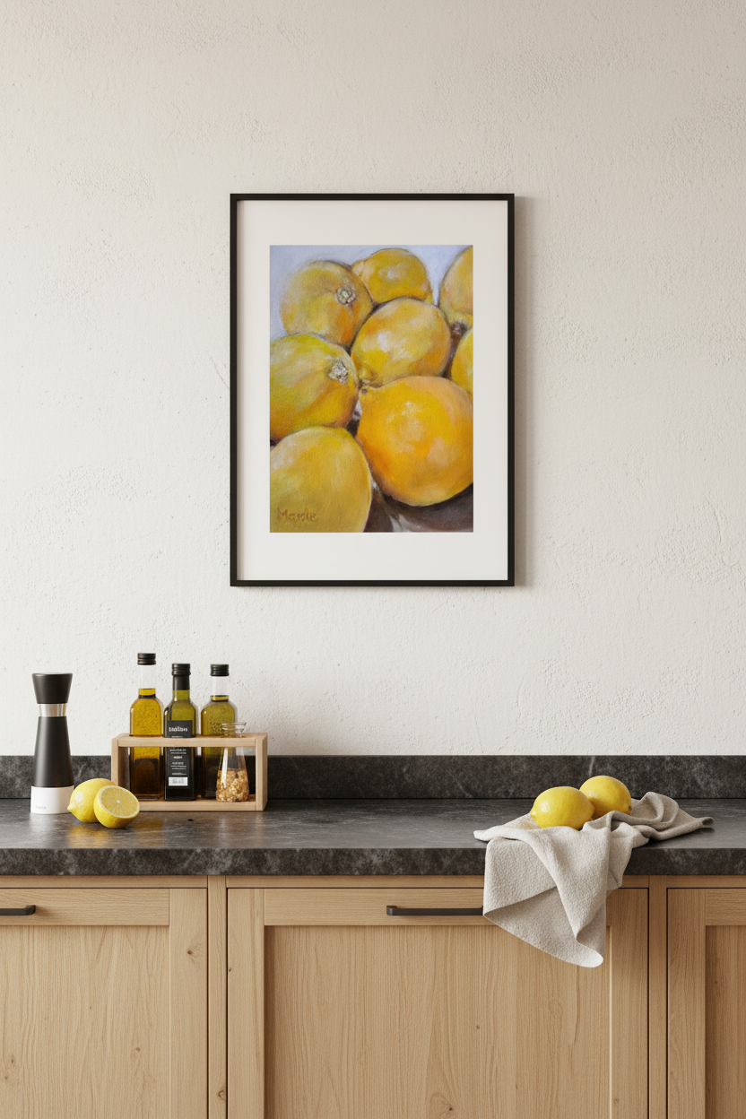 When life gives you lemons – kitchen mockup