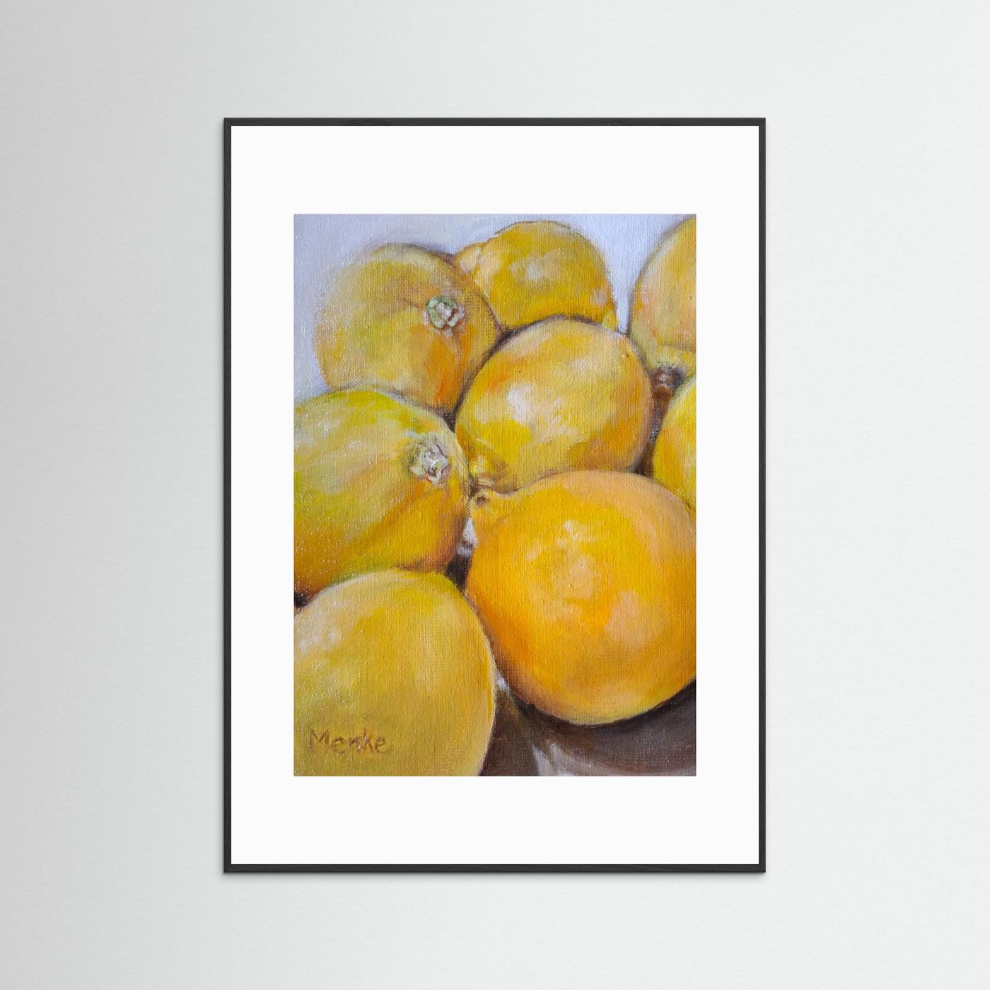 When life gives you lemons: fine art print met citroenen