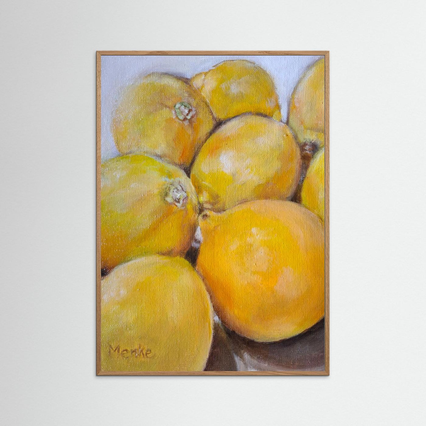 When life gives you lemons: fine art print met citroenen