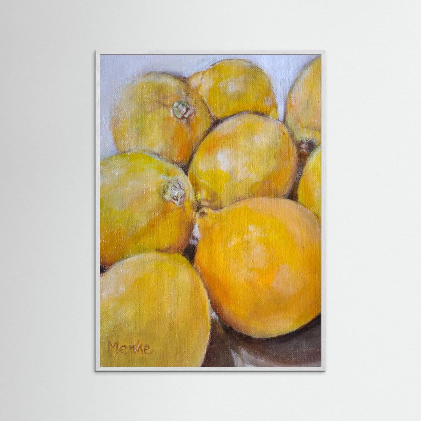 When life gives you lemons: fine art print met citroenen