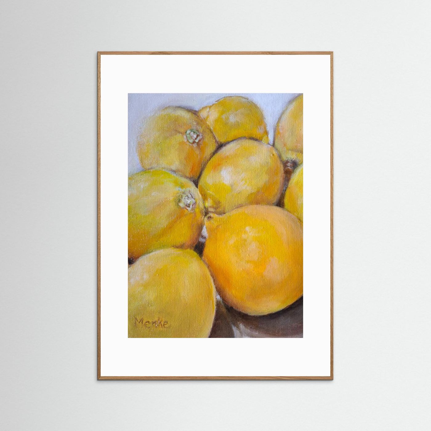 When life gives you lemons: fine art print met citroenen
