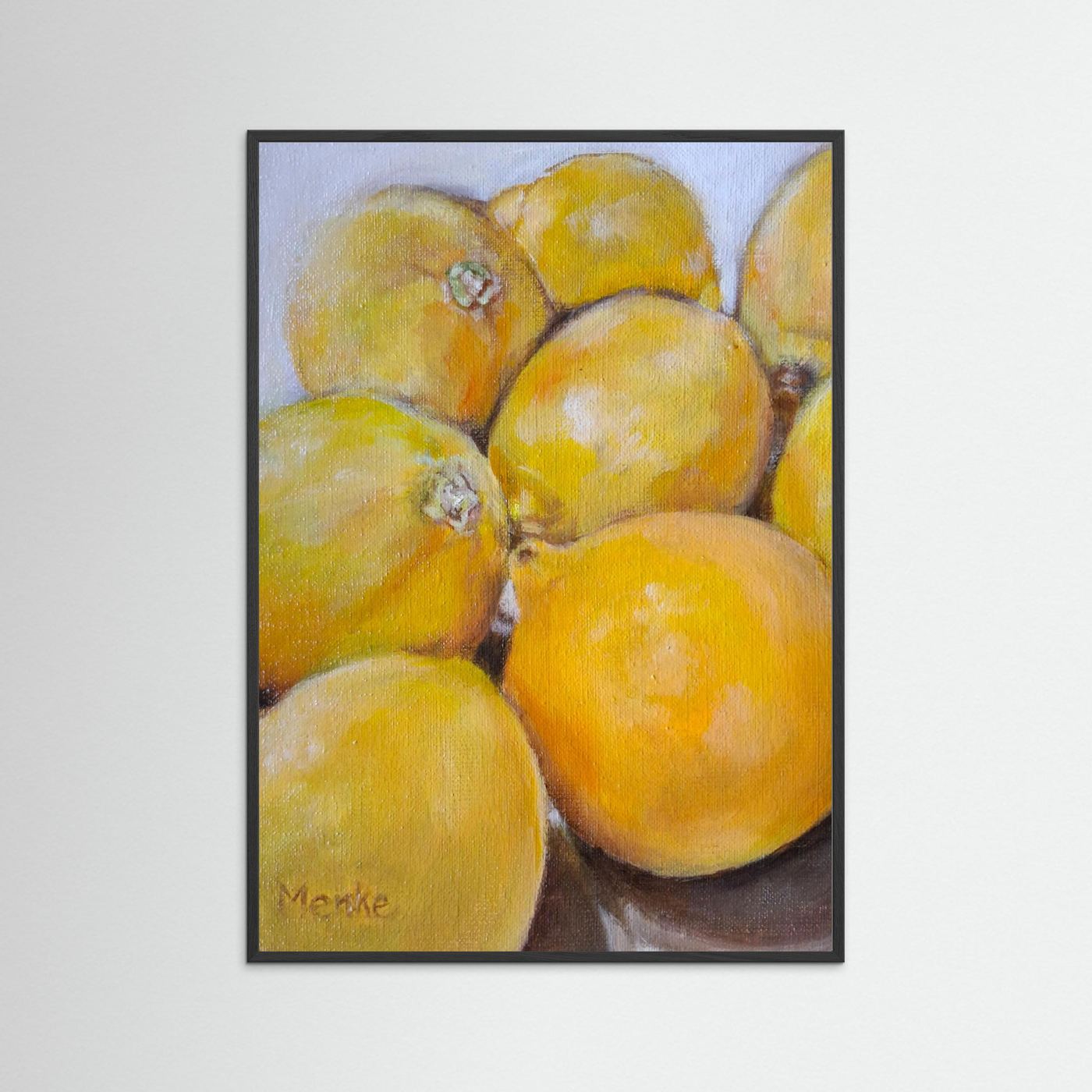 When life gives you lemons: fine art print met citroenen