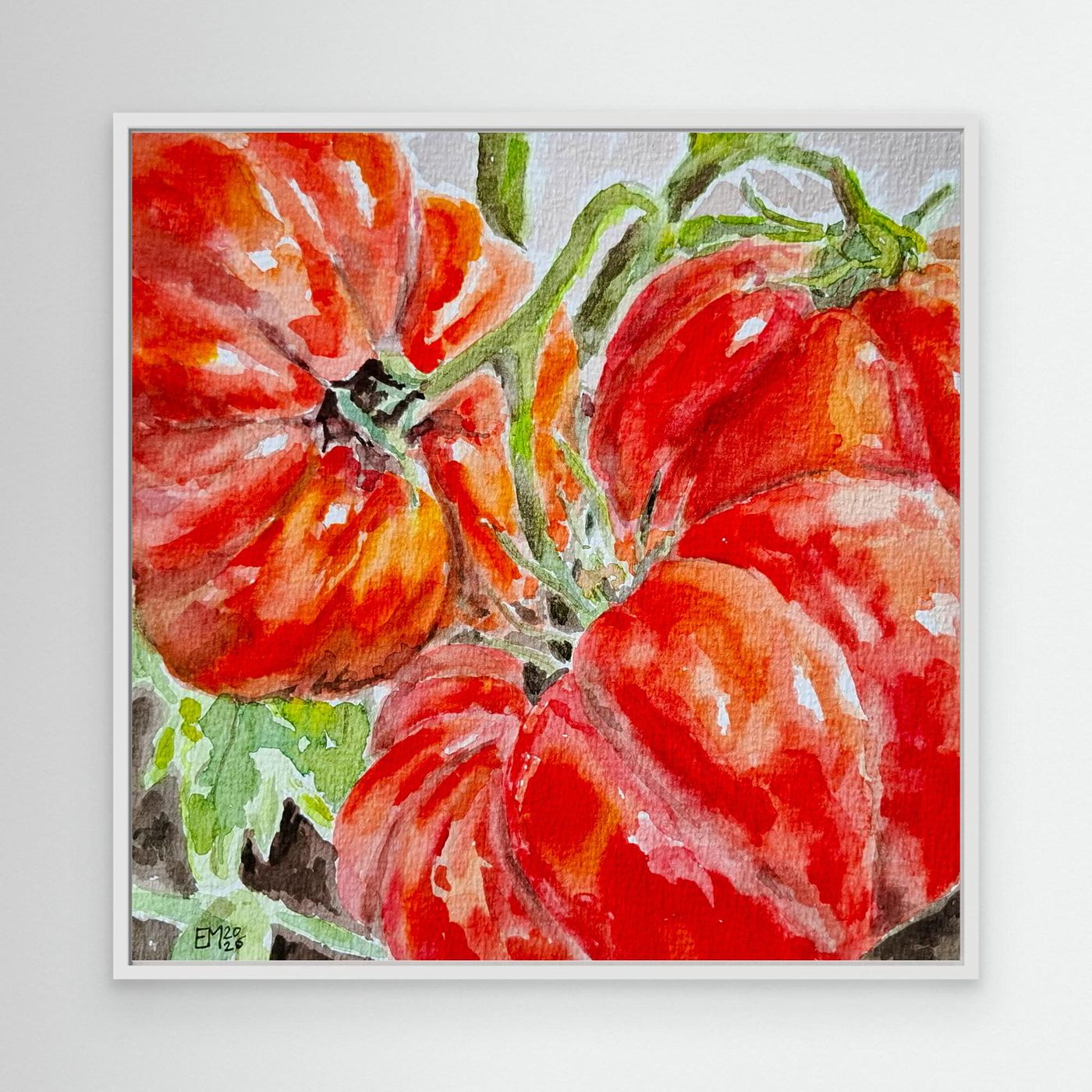 Sun-drenched | Aquarel canvas print