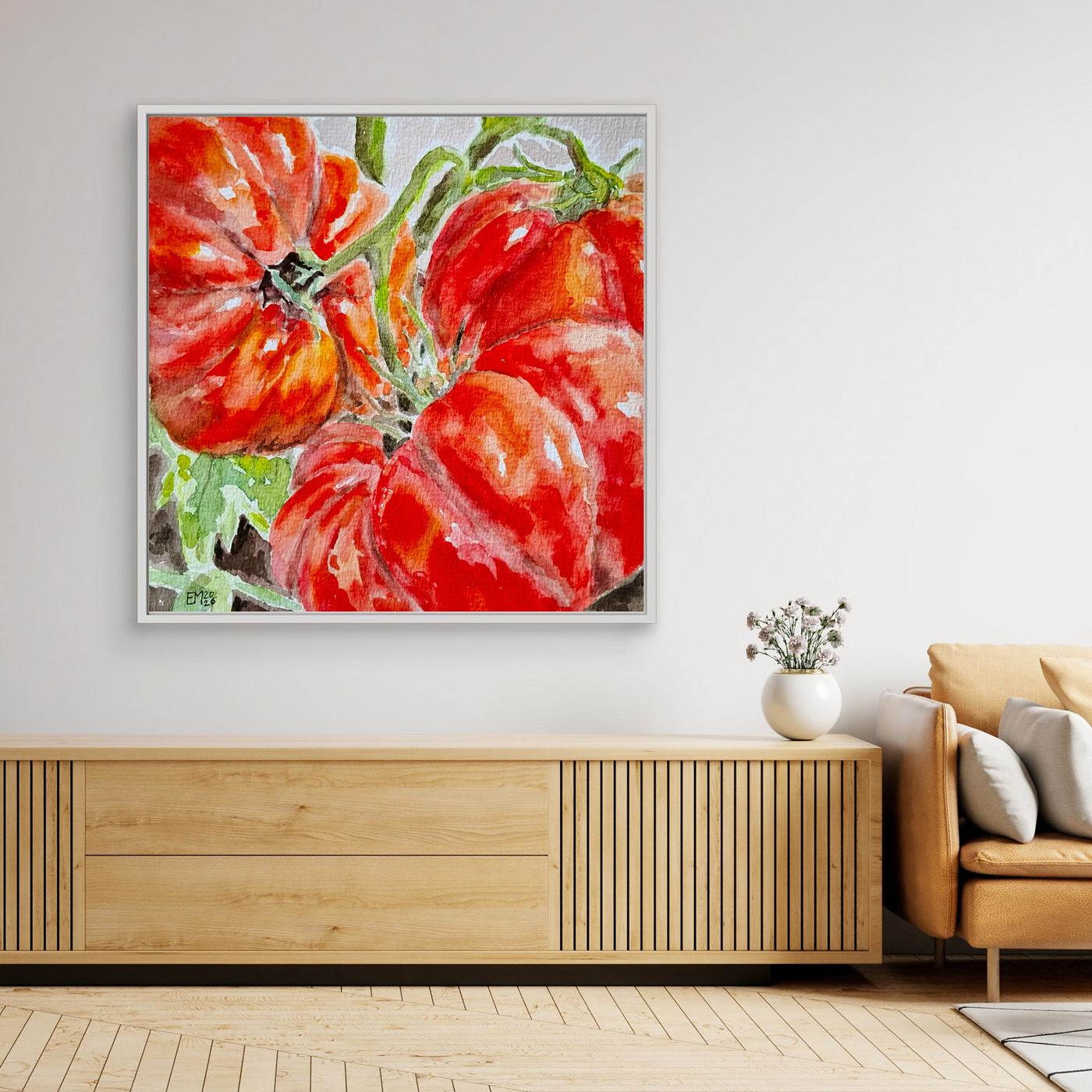Sun-drenched | Aquarel canvas print