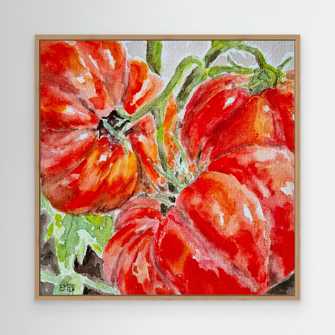 Sun-drenched | Aquarel canvas print