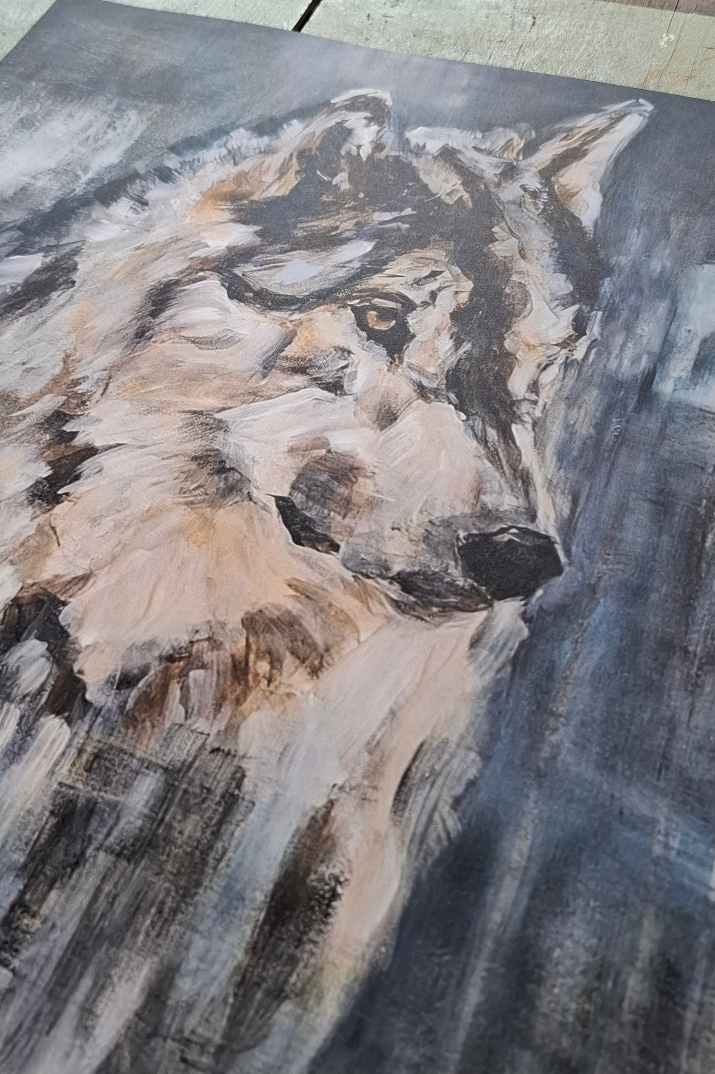 Contemplatie - fine art print van wolf (collectie Presence)